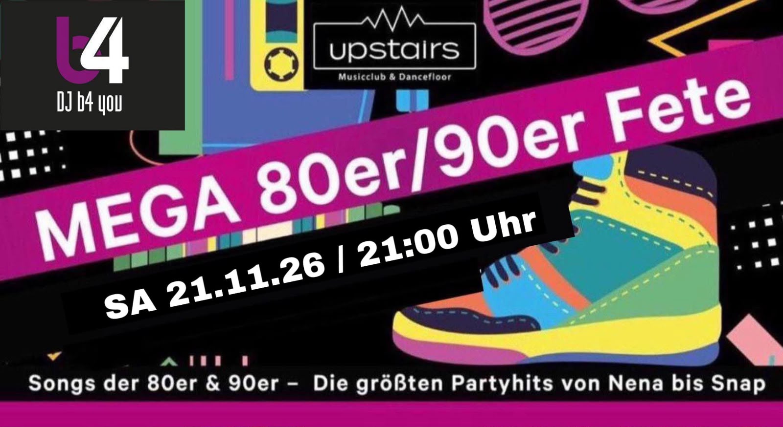 MEGA 80er/90er PARTY